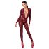 Noir Kink Royal - transparente Catsuit (Rot)
