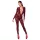 Noir Kink Royal - transparente Catsuit (Rot) - L