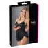Cottelli - Luftiges, gerüschtes Babydoll (schwarz) - XL