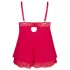 Cottelli Plus Size - Spitzen Babydoll (Rot) - 4XL