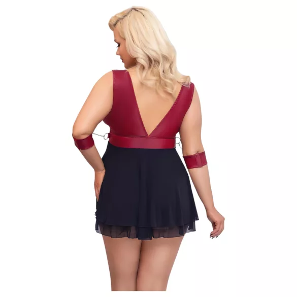 Cottelli Bondage Plus Size - Babydoll (rot)