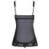Kissable - offenes Babydoll (schwarz)