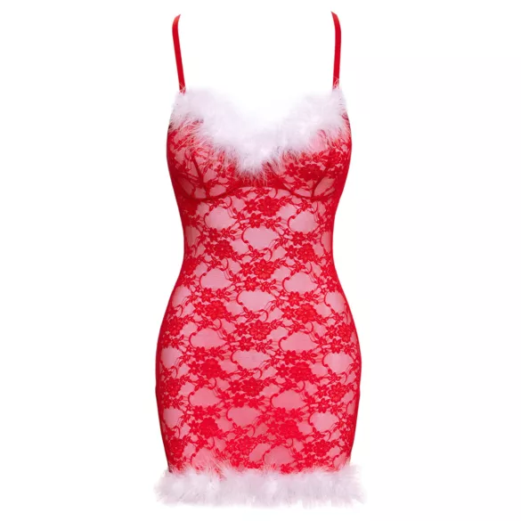 Cottelli - weihnachtliches Minikleid (rot)