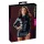 Cottelli - Glänzender Langarm-Body Damen (schwarz) - M
