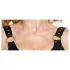 Black Level - Lack-Kleid Set (schwarz)