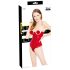 Black Level - rotes Vinylkorsett - M