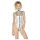 Black Level - Silberner Halsband-Body - M