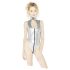 Black Level - Silberner Halsband-Body - M