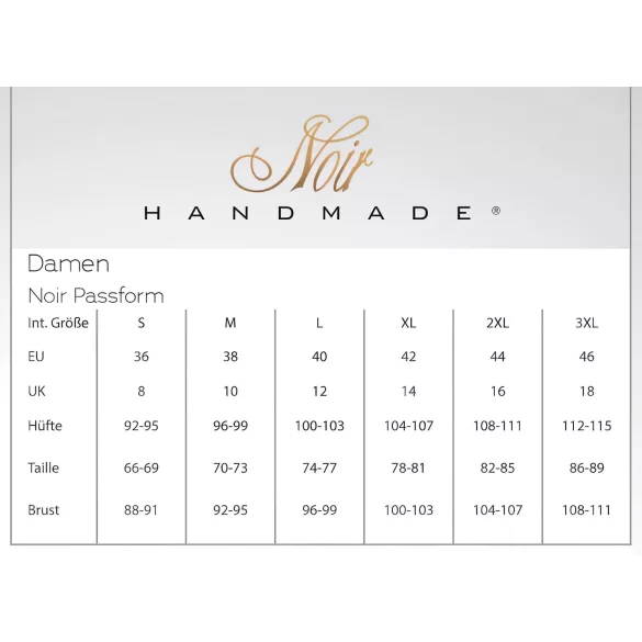 Noir - Reißverschluss-Overall, langärmelig (Schwarz) - XL