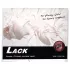 Lack-Laken 200x230cm (weiß)