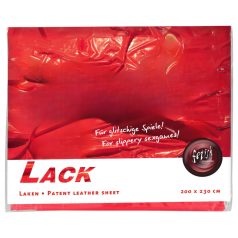 Lack-Bettlaken - 200x220cm (rot)