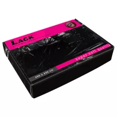   Fetisch - Lack-Bettlaken - superweich - 200 x 230 cm (schwarz)
