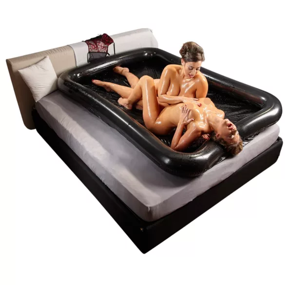 Aufblasbarer Orgie-Pool - Schwarz (140x200cm)