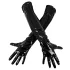 Black Level - Glänzende Lackhandschuhe (schwarz)