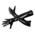 Black Level - Glänzende Lackhandschuhe (schwarz) - XL