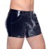 Black Level - Herrenlackshorts mit Seitentaschen (schwarz) - M