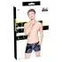 Black Level - Herrenlackshorts mit Seitentaschen (schwarz) - 2XL