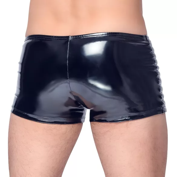 Black Level - Reißverschluss Männer-Shorts (schwarz)