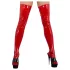 LATEX - Damenstrumpfhose (rot) - L/XL