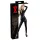 LATEX - Langarm Damenoverall (schwarz) - XL