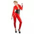 LATEX - Langarm Damen Overall (Rot) - M