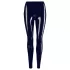 Latex - Reißverschluss-Leggings (schwarz)