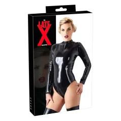 Late X Damen-Body mit langen Ärmeln (schwarz) - M