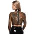 LATEX - Durchsichtiger Latex-Oberteil (durchsichtig-schwarz) - S-L
