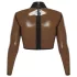 LATEX - transparenter Latex-Top (transparent-schwarz)