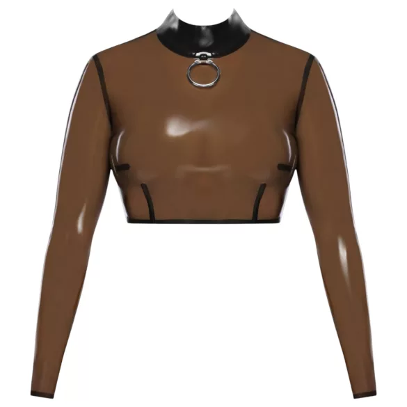 LATEX - transparenter Latex-Top (transparent-schwarz)