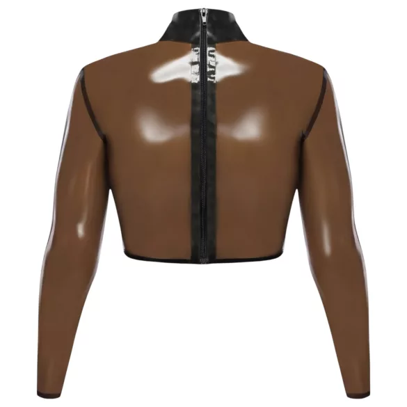 LATEX - transparenter Latex-Top (transparent-schwarz) - L