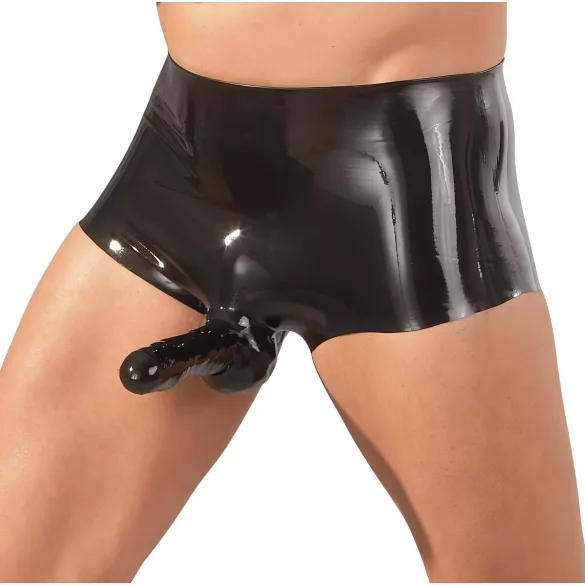 LATEX - Boxer + Penishülle (schwarz) - L/XL