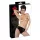 Latex Damen-Slip mit integriertem Dildo (schwarz)