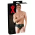 LATEX - Herren-Slip mit internem Anal-Dildo (schwarz) - M