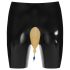 LATEX - Urinalsichere Latex-Unterhose mit Ablassöffnung (schwarz)
