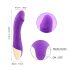 Mrow Real Lover - Akku, wasserdichter realistischer Vibrator (Lila)