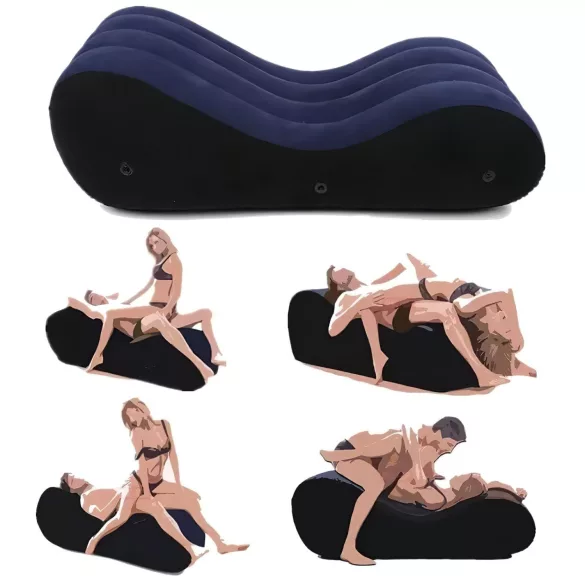 Desirel Magic Pillow - Aufblasbares Sex-Sofa - groß (blau)
