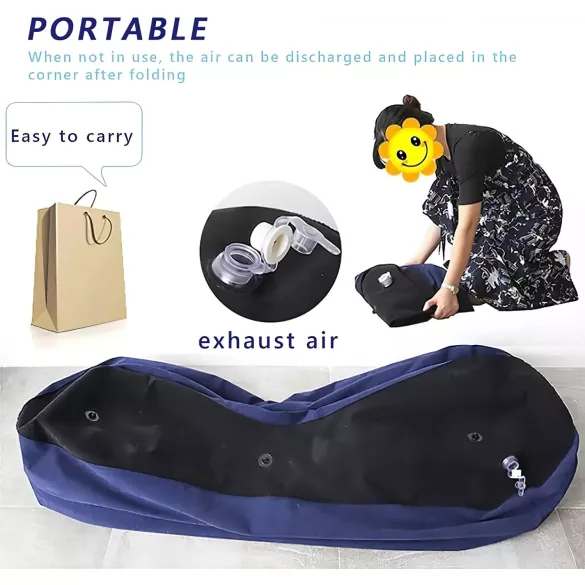 Desirel Magic Pillow - Aufblasbares Sex-Sofa - groß (blau)