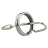DeepRing - Metall Dilatator mit Ring - 9 cm (Silber)