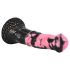 Bad Horse - Silikonpferd Dildo - 18cm (schwarz-pink)