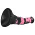 Bad Horse - Silikonpferd Dildo - 18cm (schwarz-pink)