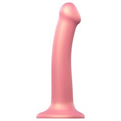  Strap-on-me Metallic Shine M - hautfreundlicher Dildo (Metallic Pink)