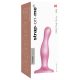 Strap-on-me Curvy S - Wellenförmiger Saugnapf-Dildo (Pink)