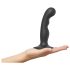 Strap-on-me P&G S - Gebogenes Saugnapf-Dildo (schwarz)