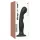 Strap-on-me P&G L - Gebogener Saugnapf-Dildo (schwarz)
