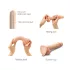 Strap-on-me S - zweischichtiger Dildo mit Saugnapf (hautfarben)