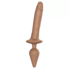   Strap-on-me Switch Realistic L - 2-in-1 Silikon-Dildo (natur)