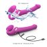 Strap-on-me S - Anlegbarer Luftwellenvibrator (pink)