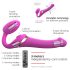 Strap-on-me M - Aufladbarer Luftstoß-Vibrator (Pink)