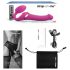 Strap-on-me M - Aufladbarer Luftstoß-Vibrator (Pink)